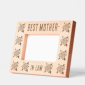 バラ刻印義母用フレーム レーザー彫刻フレーム (左)