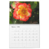 バラ印象フローラファインアート カレンダー (2月 2026)