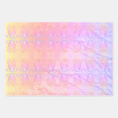 バラ及びグリッター包装紙 ラッピングペーパーシート (正面3)