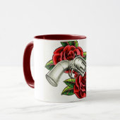 バラ及びリボルバーマグ マグカップ (正面左)