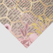 バラ及び金ゴールドハニカムデクページティッシュペーパー 薄葉紙 (詳細)