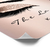 バラ名メイクアップアーティスト美しいスタジオラッシュズ ポスター (角)