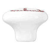 バラ和平サイン セラミックノブ (側面)