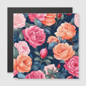 バラ咲き花パターン–80037 (正面/裏面)