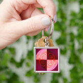 バラ四半期 キーホルダー (手)