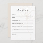 バラ図解入りの、写真付きの花嫁Beアドバイスカード サンキューカード (正面/裏面)