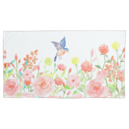 バラ園の枕カバーカバーリバーシブル色2 枕カバー