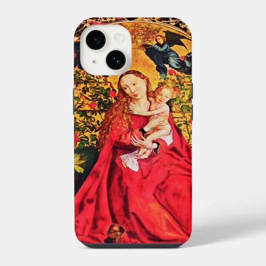 バラ園の聖母 iPhoneケース (裏面)