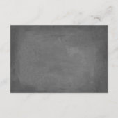 バラ園の花柄の詳細の結婚式の招待状 エンクロージャーカード (裏面)