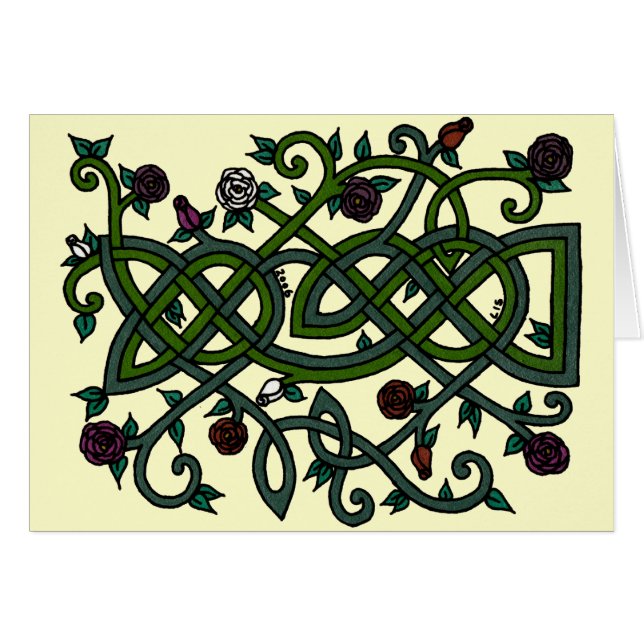 バラ園カード2 (正面横)