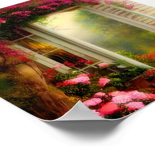 バラ園門 ポスター (角)