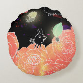 バラ園2014年 ラウンドクッション (裏面)