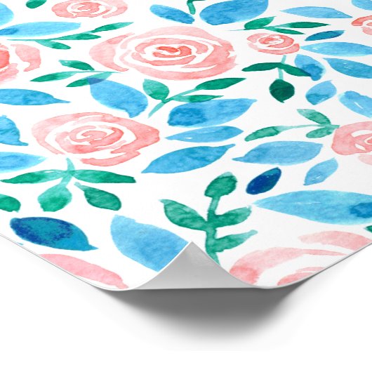 バラ園2 ポスター (角)