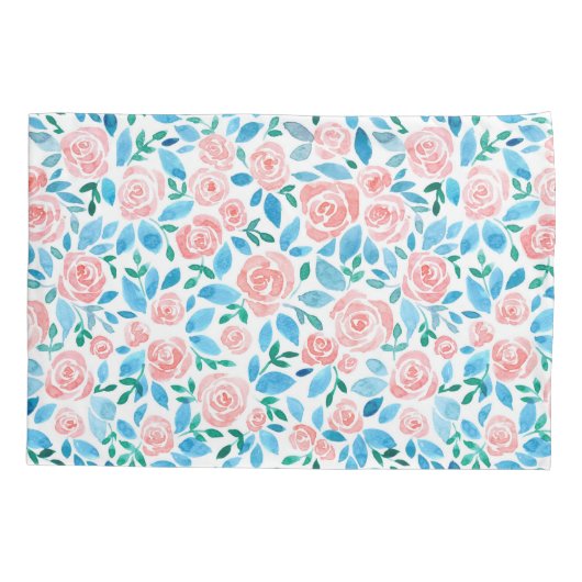 バラ園2 枕カバー (裏面)