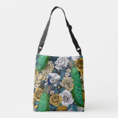 バラ園3の孔雀 クロスボディバッグ (裏面)