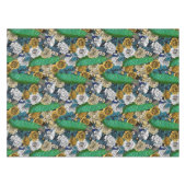 バラ園3の孔雀 テーブルクロス (正面(横))