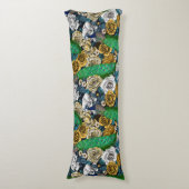 バラ園3の孔雀 ボディピロー (正面縦)