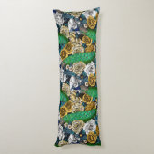 バラ園3の孔雀 ボディピロー (裏面 (縦))