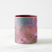 "バラ園"のファインアートの印象派のマグ マグカップ (中央)