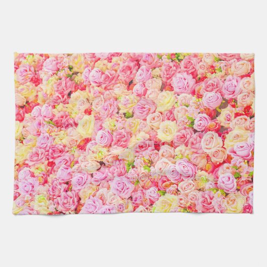 バラ園 キッチンタオル (横)