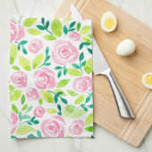 バラ園 キッチンタオル (四つ折り)