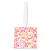 バラ園 キューブオーナメント (正面)