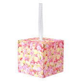 バラ園 キューブオーナメント (裏面アングル)