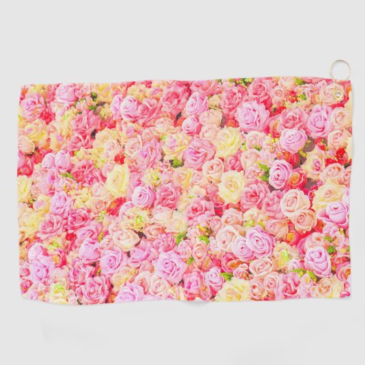 バラ園 ゴルフタオル (横)