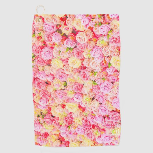 バラ園 ゴルフタオル (正面)