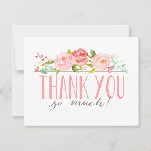 バラ園 |サンキューカード サンキューカード (正面)