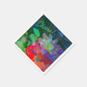 バラ園 スタンダードカクテルナプキン (角)