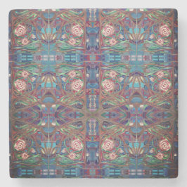 バラ園 ストーンコースター