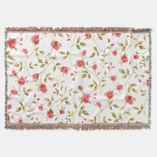 バラ園 スローブランケット (正面)