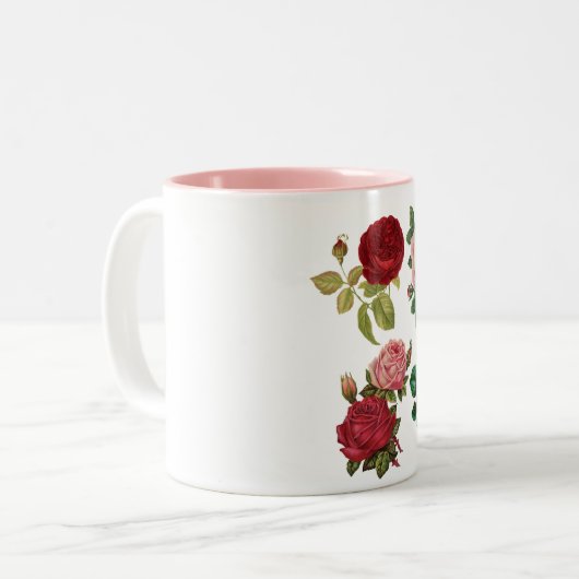 バラ園 ツートーンマグカップ (正面左)