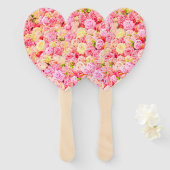 バラ園 ハンドファン (正面&裏面)