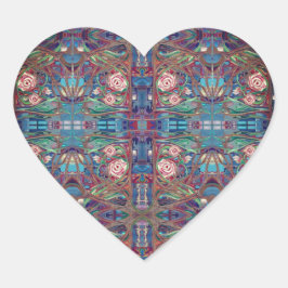 バラ園 ハートシール