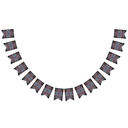 バラ園 バンティングフラッグ (全)