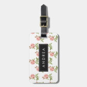 バラ園、パーソナライズな荷物のラベル ラゲッジタグ (正面縦)