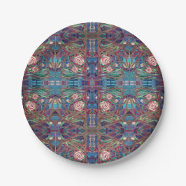 バラ園 ペーパープレート