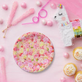 バラ園 ペーパープレート (パーティー)