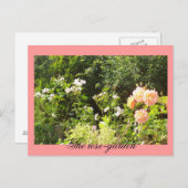 バラ園 ポストカード (正面/裏面)