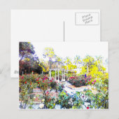 バラ園 ポストカード (正面/裏面)