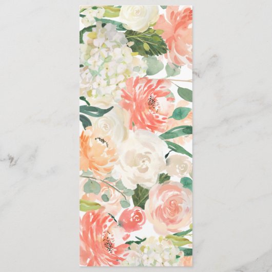 バラ園 メニュー (裏面)