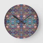 バラ園 ラウンド壁時計 (正面)