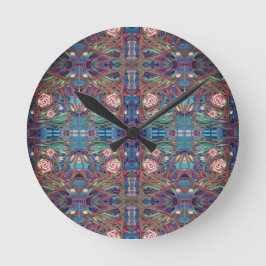 バラ園 ラウンド壁時計