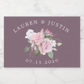 バラ園 |ワイきらめくンラベルセット スパークリングワインラベル (シングルラベル)