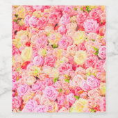 バラ園 ワインラベル (シングルラベル)