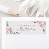 バラ園 |差出人住所ラベル ラベル (インサイチュ)