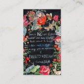 バラ園 |庭師の名刺 名刺 (正面)