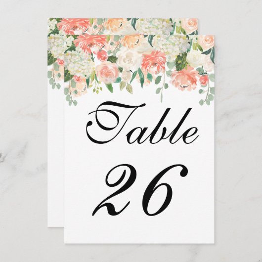 バラ園 招待状 (正面/裏面)